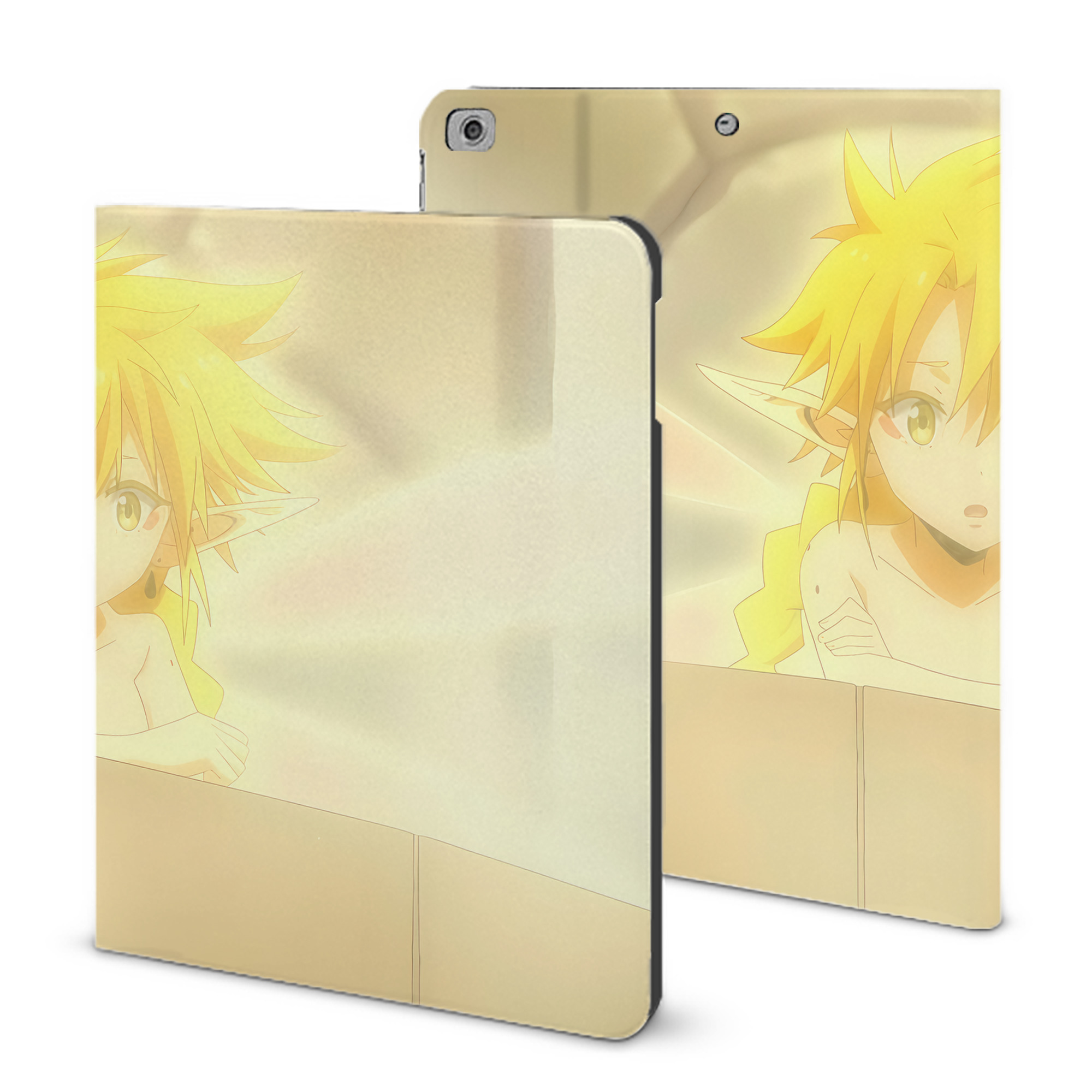 （画像用） 転スラ Regarding Reincarnated to Slime IPad ケース ブック型 PUレザー TPU 耐衝撃 軽量 薄型 ペン収納なし 全面保護 IPad 各モデル対応